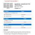 thumbnail image 2 of Head Bolt Set - Compatible with 1986 - 1999 Ford Taurus 1987 1988 1989 1990 1991 1992 1993 1994 1995 1996 1997 1998, 2 of 2