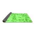 thumbnail image 2 of Ahgly Company Indoor Rectangle Abstract Green Modern Area Rugs, 7' x 10', 2 of 4