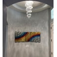 thumbnail image 7 of Modern Spiral K9 Crystal Chandelier, Raindrop Staircase Ceiling Light LED Pendant Lamp Lighting Fixtures for for Living Room Hotel Hallway Foyer Size: D16 XH39, 7 of 7