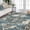 Blue, variant on YOUFORTONG 2x3 Washable Entryway Rug,Vintage Non-Slip Small Indoor Door Mat with Rubber Backing, Farmhouse Decor Throw Rug for Bathroom Kitchen,Beige