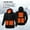 Style9-Black heated hoodies for men, variant on Heated Hoodie for Men 5 Heating Zones 3 Temperature Control Lined Electric Sweatshirt Smart Thermal Long Sleeve Hooded Winter Warm Top(Without Battery) Black M