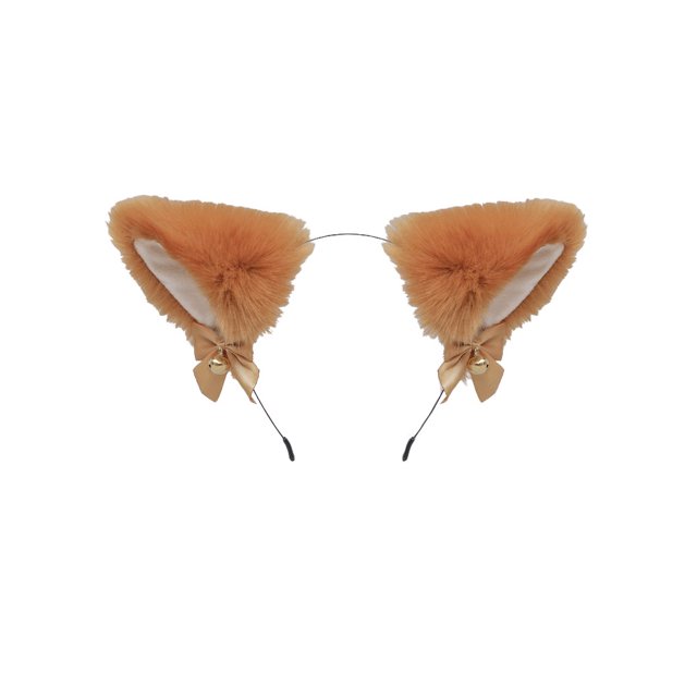 Minnieouse Banda para la cabeza de niña con lazo, cascabeles pequeños, diseño de orejas de animales encantadores, suministro a juego, herramienta de Accesorio para el cabello Tipo8 Minnieouse AP010458-08B