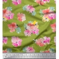 thumbnail image 1 of Soimoi Poly Georgette Fabric Flower Watercolor Print Fabric by the Yard 42 Inch Wide, 1 of 1