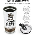 thumbnail image 4 of Gifts For Dog Mom: Gift for Dog Lover, Present for Dog Owner Gifts for Christmas Mother''s Day Birthday, 20oz Stainless Steel Dog Mom Tumbler Mug Coffee Cup for Women, 4 of 6