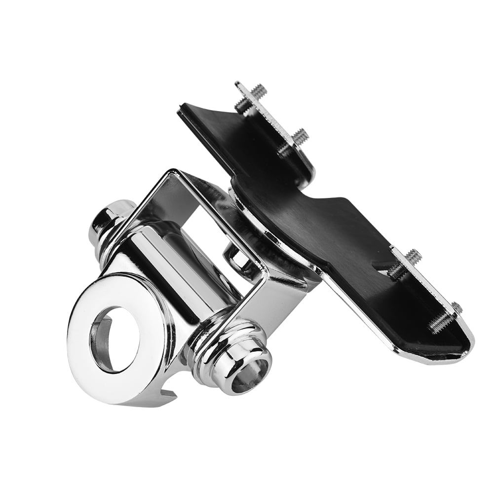 Tebru Adjustable Angle Stainless Steel Hatchback Door Mount Antenna Bracket for Car Mobile Radio