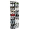 thumbnail image 4 of Simperf Over the Door Shoe Organizers, with 24 Large Thickened Mesh Pockets & 4 Metal Hooks, Hanging Shoes Storage Rack for Closet Entryway Bedroom Bathroom, 4 of 9