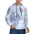 thumbnail image 2 of Goofa Bird Butterfly Stripe for Men's Hooded Sweatshirt - Lightweight Pullover Hoodie with Kangaroo Pocket, Perfect for Everyday Wear-4X-Large, 2 of 7