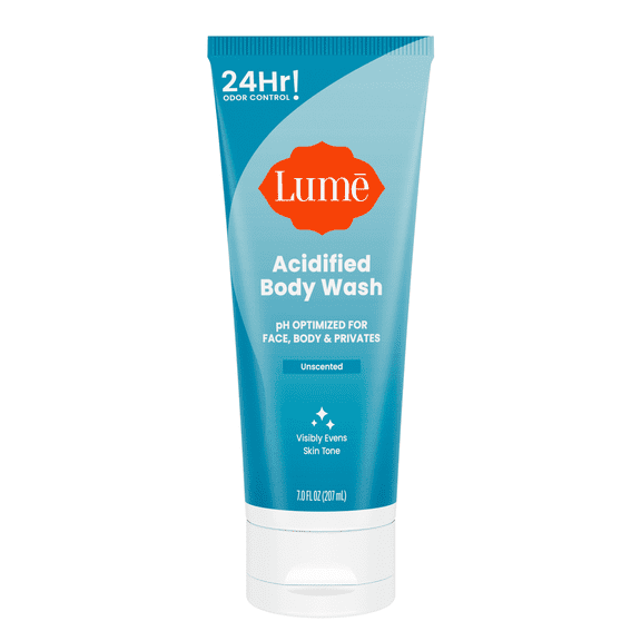 Lume Hydrating Acidified Body Wash Gel, Unscented, 7 fl oz