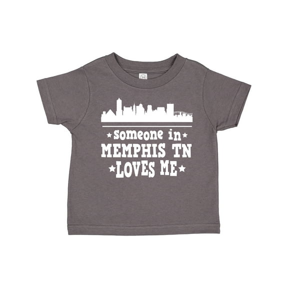 Inktastic Memphis Tennessee Someone Loves Me Skyline Boys or Girls Toddler T-Shirt