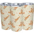 thumbnail image 6 of Cute Fox In Autumn Seamless Pattern Tumbler Travel Coffee Mug With Flip Lid 20 Oz Insulated Tumbler Cup Gift For Father Mother Friend Birthday, 6 of 6