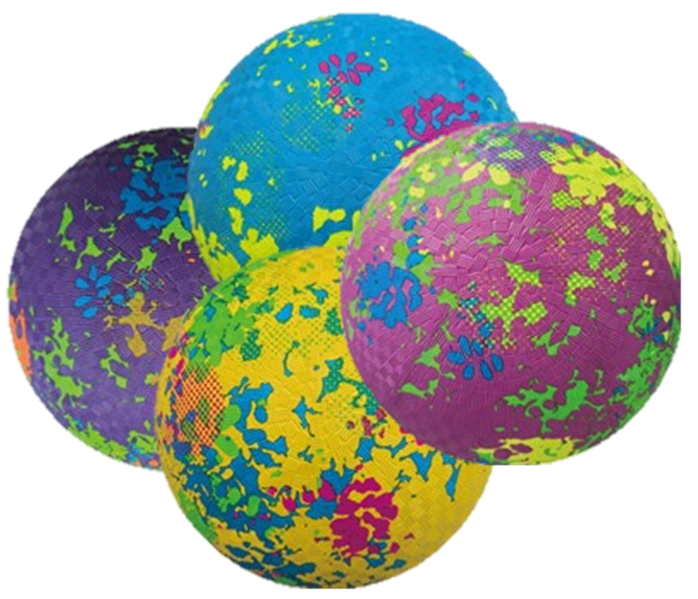 Seasonal Supply Co. Splatter Neon Volleyball for Indoor/Outdoor Play, Yellow