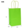 thumbnail image 3 of IN-JOOYAA Multi Color Gift Bags Mini Small Kraft Paper Gift Bags with Handles 12 Pcs (Rainbow, 4.7 x 2.4 x 6 in), 3 of 6