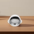 thumbnail image 4 of 2 rejillas de ventilación de pared de acero inoxidable redondas para ventilación de escape y sistema de conductos HVAC, 4 of 8