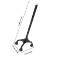 thumbnail image 2 of SKISUNO Cane Tips Walking Stick Tips Black Rubber for Antislip Performance 1Pack, 2 of 8