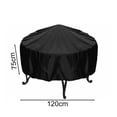 thumbnail image 2 of Housse de Meuble 210D Housse de Barbecue Imperméable et Anti-Poussière Housse de Table Ronde, 2 of 4