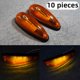 thumbnail image 3 of 10 luces LED de posición lateral con forma de lágrima de 8 ledes para remolques, camiones, autocaravanas, coches, autobuses, furgonetas, caravanas, barcos, autocaravanas, luz de posición de cabina de, 3 of 5