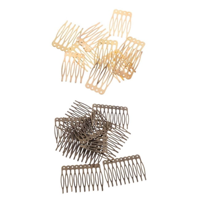 20 peinetas vintage de metal para accesorios para el cabello Yuyangstore Peine de pelo manualidades de bricolaje