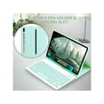 thumbnail image 4 of Keyboard Case with Wireless Mouse Combo for Samsung Galaxy Tab S8 2022 / Tab S7 2020 11 inch Model SM-X700/X706/T870/T875/T876, Smart Folio Cover with Magnetic Detachable Wireless Keyboard and Mice, 4 of 7