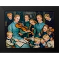 thumbnail image 2 of Hughes, Arthur 18x15 Black Modern Framed Museum Art Print Titled - A Christmas Carol at Bracken Dene, 2 of 5