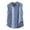 A33-Light Blue, variant on Sleeveless Henley Tank Tops for Men Casual Hollow Out Tunic Shirts Round Neck Breathable Summer Comfort Tops
