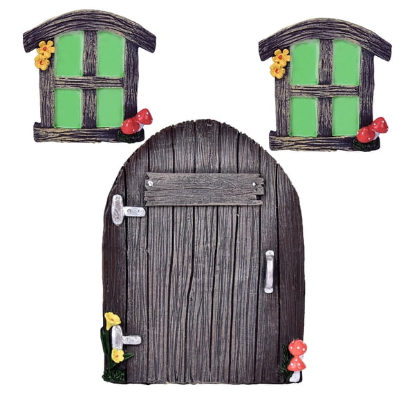HBFAGFB Craft Supplies Home Window and Door Hanging Ornament for Trees Garden Sculpture Decor Brown One Size