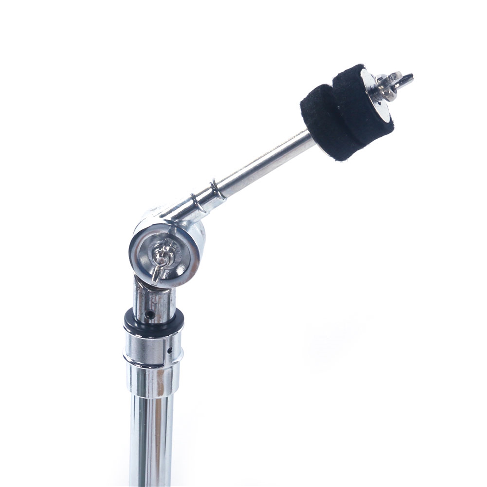 Straight Cymbal Stand Drum Hardware Percussion Mount Holder Gear Set, Silver