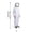 L(65*69in), variant on Bee Suits , Professional Beekeeping Suit with Fencing Veil Beekeeper Suit for Beginner and Commercial Beekeepers, XL White
