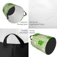 thumbnail image 3 of Uemuo St Patrick's Day11 Pattern Circular Laundry Hamper Basket with handles,Collapsible laundry basket,Large capacity laundry hamper,Laundry Organizer-Small, 3 of 8