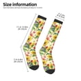 thumbnail image 2 of Honeii Sunflower Cornflower Poppy Print Long Socks,Novelty Design Socks Gift for Men and Women,Crew Socks,Calf Socks, 2 of 6
