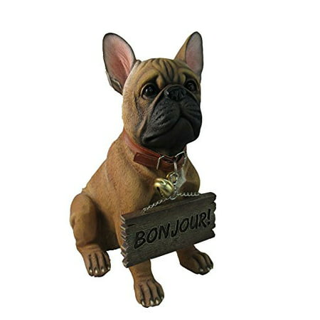 UPC 841548100148 product image for French Bulldog Welcoming Statue For Dog Lovers By DWK %7C Decorative Pet Bull Do | upcitemdb.com