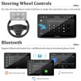 thumbnail image 2 of Carpuride 10" Double Din Car Stereo Radio Wireless Apple CarPlay Android Auto Backup Camera, GPS Navi, 2 of 12