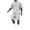 Gray, variant on Bovxnpu Men's Clothing Set 2 Piece Outfits Tracksuit Men Short Sleeve Crew Neck Top Multi Pocket Elastic Waist Shorts Set