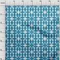 thumbnail image 3 of oneOone Cotton Poplin Teal Blue Fabric Geometric Sewing Craft Projects Fabric Prints By Yard 56 Inch Wide, 3 of 4