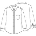 thumbnail image 3 of Classroom School Uniforms Adult Long Sleeve Oxford Shirt 57674, 3 of 3