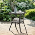 thumbnail image 2 of PARKWELL Wicker Patio Swivel Rocking Chairs PE Rattan Patio Furniture Set, Gray Wicker and Gray Cushion, 2 of 6