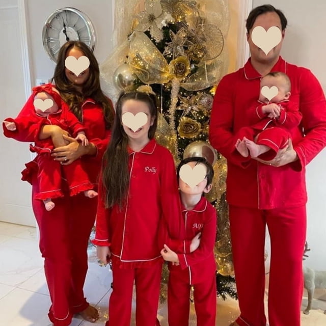 Conjuntos de pijamas de algodón con volantes para madres y niños, para carnaval, para niños y niñas, para la familia y los hermanos