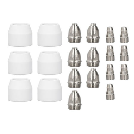 

Cutter Torch Consumables Durable Electrode Tip Stainless Steel Ceramics 20PCS For Copper