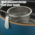 thumbnail image 5 of Stainless Steel Hot Pot Ladle with Fine Mesh Basket | 11x9.5x7.2cm Kitchen Strainer Spoon for Cooking, Frying | Handle for Easy Food Scooping, 5 of 6