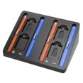 thumbnail image 1 of Black Charging Dock with Game Card Storage for Switch 2 Joy-Con Controllers – Left & Right Controller Charging Station (Model A), 1 of 7