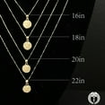 thumbnail image 7 of Ioka-14K Yellow Gold Angel Religious Charm Pendant with 0.5mm Box Chain Necklace - 22", 7 of 7