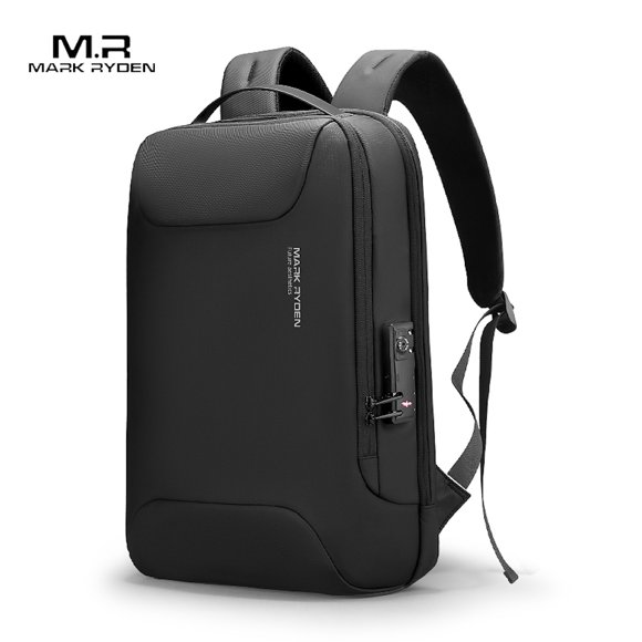 Mochila Mark Ryden MR9000-00 antirrobo repelente al agua Oxford para laptop de 15.6' con puerto USB