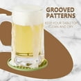 thumbnail image 4 of Silicone Coasters Set of 6 with Holder,Square,Blue,Dishwasher Safe,Non-Slip,Heat Resistant, 4 of 6