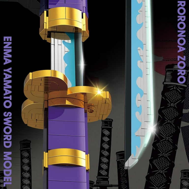 NAYIHOOP Yamato Swords Building Sets One Piece Roronoa Zoro Enma