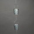 thumbnail image 6 of Zeckos Metal Olive Bucket Cup Style Rain Chain Home Decor 74 inch, 6 of 7