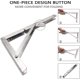 thumbnail image 3 of 2pcs Folding Bracket, 10 Inch Stainless Steel Folding Shelf Brackets, 3 of 5