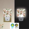 thumbnail image 5 of Happy Monkeys Flowers Leaves LED Night Light with Smart Sensor Plug Into Wall Dusk to Dawn 2 packs, 5 of 7