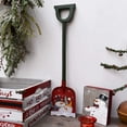 thumbnail image 3 of Attraction Design Snow Shovel for Kids Christmas Decoration, 23 x 5 Inch Small Metal Shovel Wood Handle Garden Tool with Decorative Christmas Snowman Pattern Xmas Gift for Children (Snowman Shovel), 3 of 7