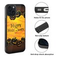 thumbnail image 2 of WIRESTER Shockproof Soft Rubber Cover Case for Apple iPhone 15 6.1" 2023 (NOT FIT Apple iPhone 15 Plus 6.7" 2023), Halloween Pumpkin Lantern Black, 2 of 5