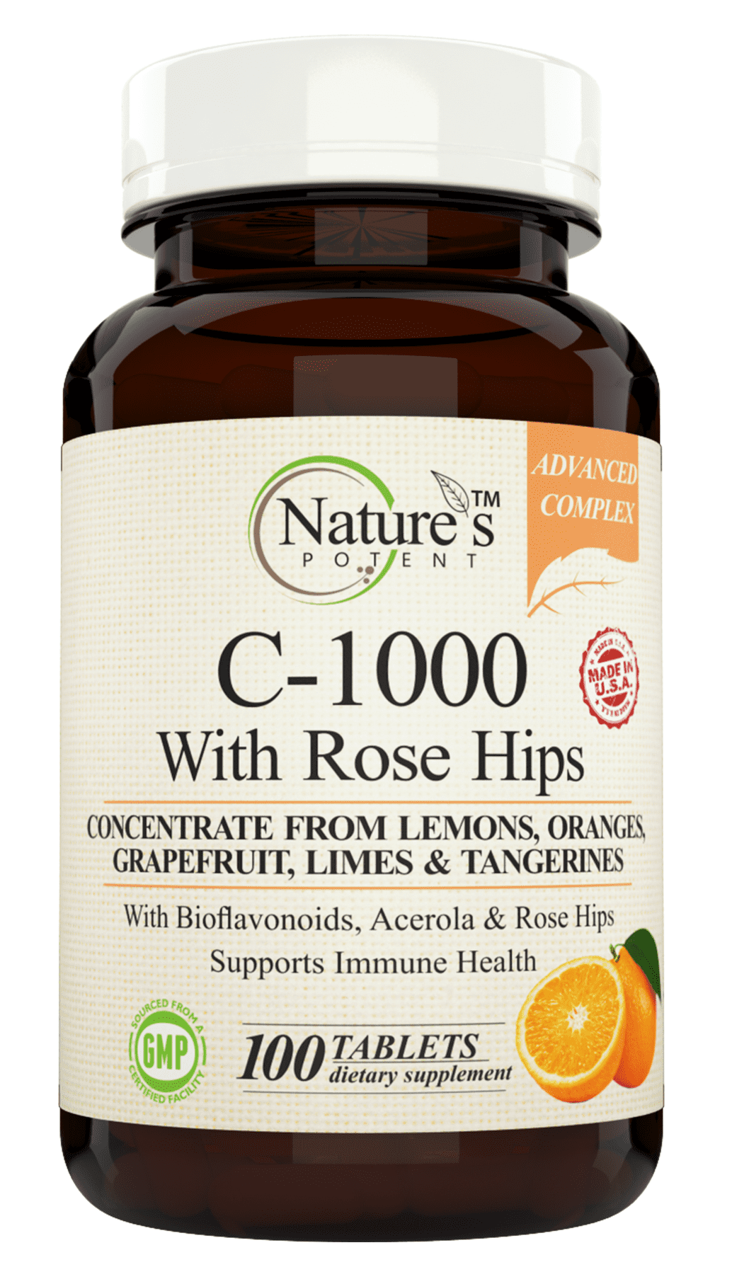 Vitamin C 1000mg W Rose Hips Acerola Amp Bioflavonoids Supports Immune System Non Gmo Vegan 100 Servings Walmart Com Walmart Com Vitamin C 1000mg W Rose Hips Acerola Amp Bioflavonoids Supports Immune System Non Gmo Vegan 100 Servings Walmart Com Walmart Com