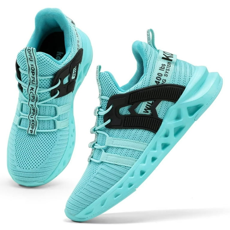 Kricely Boys Kids Trainers Boys Tennis Shoes Girls Running Walking Shoes School Gym Sports Trainers Breathable Lightweight Sneakers Blue 3 Big Kid Walmart